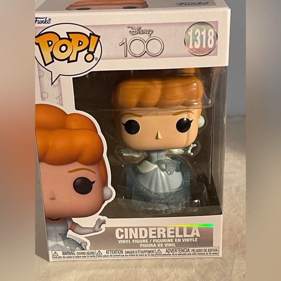 Funko Pop Disney 100 Anniversary Cinderella Vinyl Figure-NIB - Picture 3 of 4